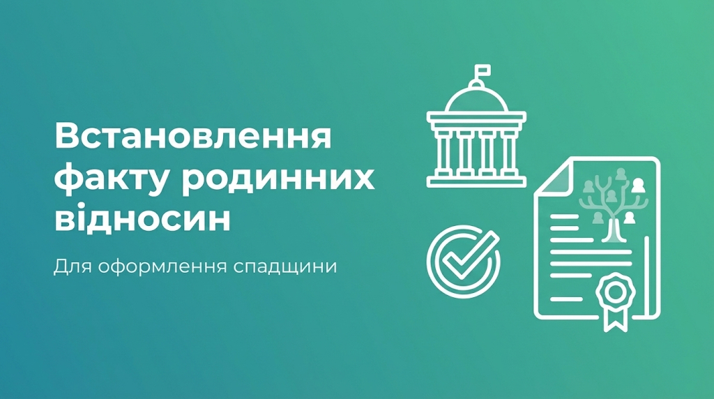 Як довести родинний зв’язок із спадкодавцем