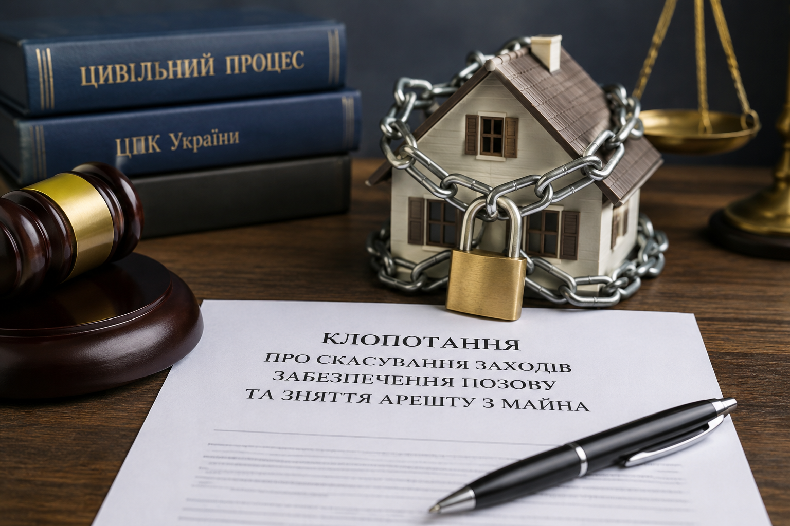 клопотання про зняття арешту з майна