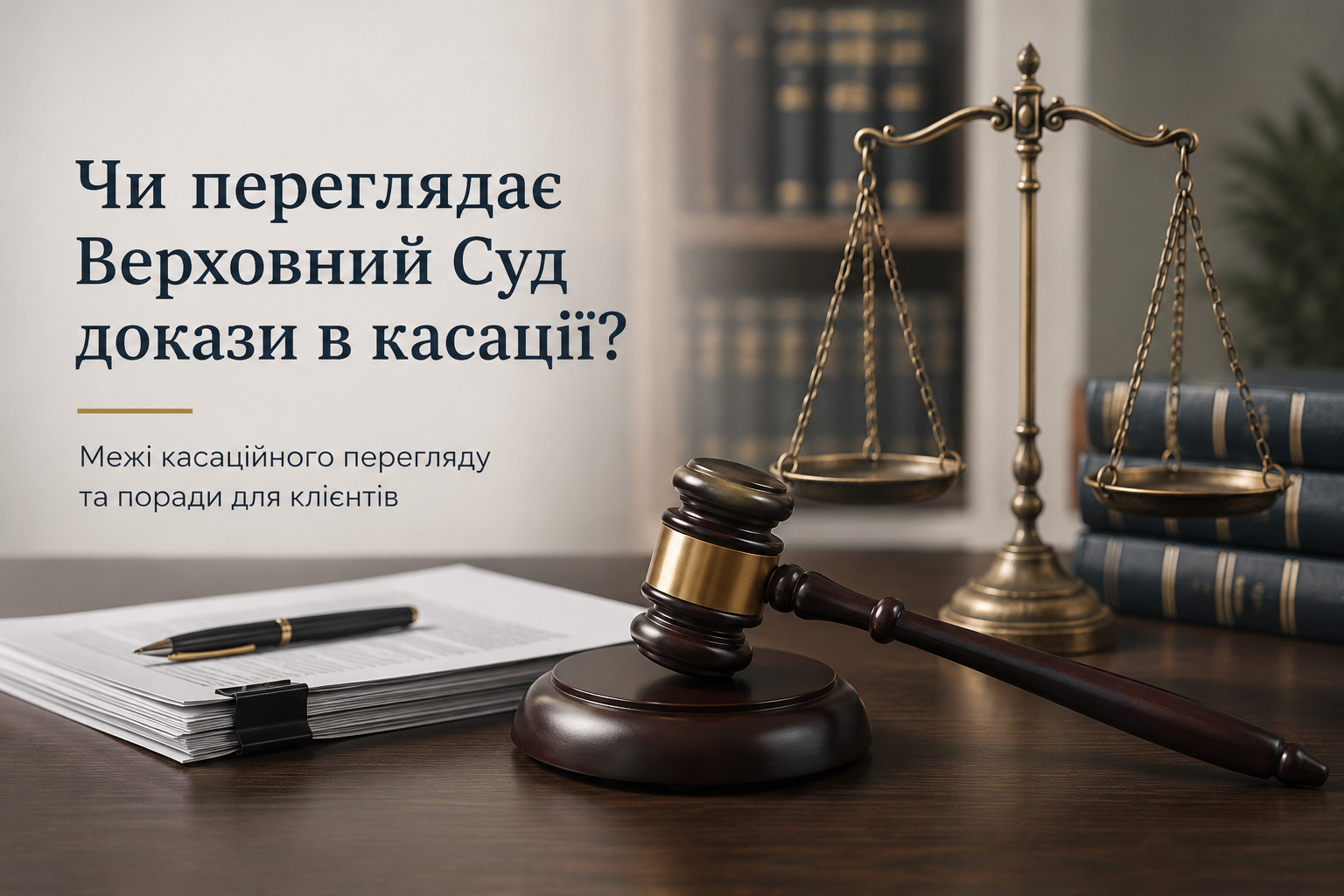 Докази в касації: Верховний Суд та межі перегляду справи