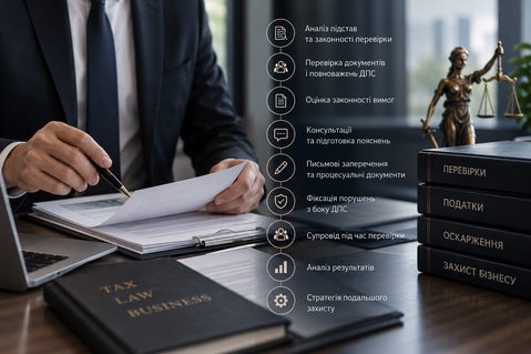 Юридичний супровід податкових перевірок та захист бізнесу у спорах з ДПС