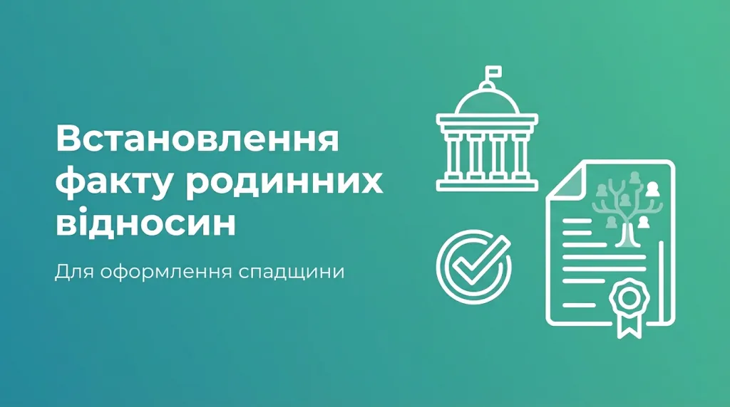 Як довести родинний зв’язок із спадкодавцем