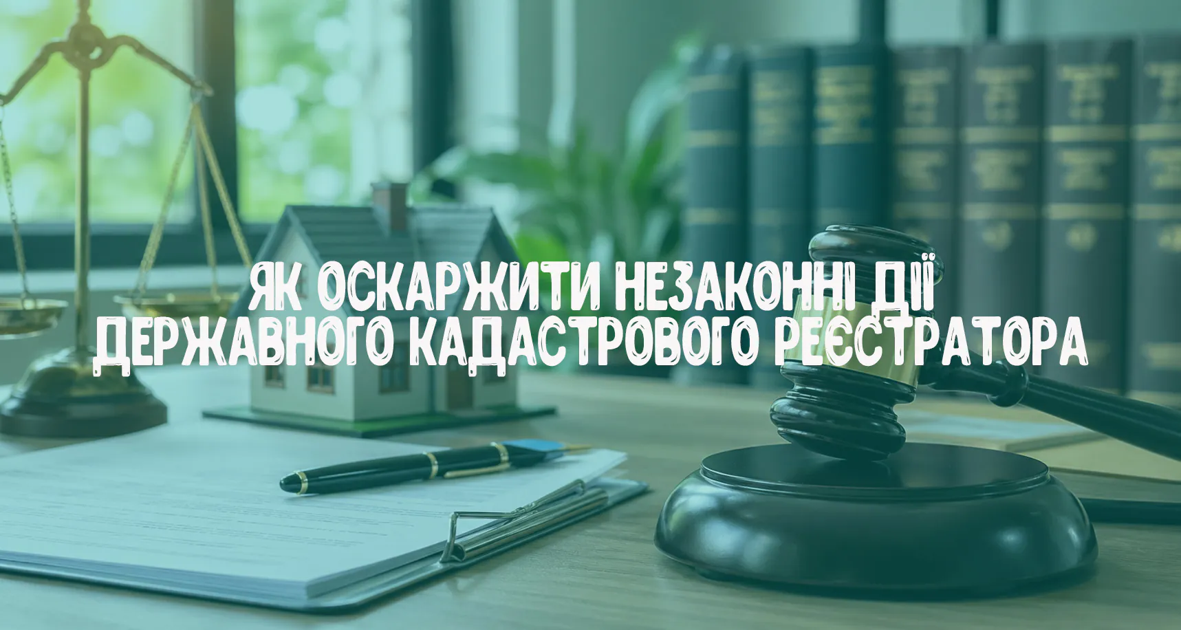 Як оскаржити незаконні дії державного кадастрового реєстратора